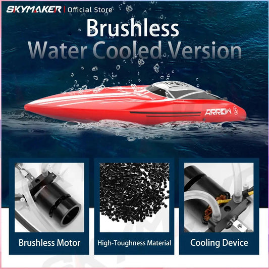  RC Speedboat Brushless Motor 2 4GHz Remote Control -  ToylandEU™