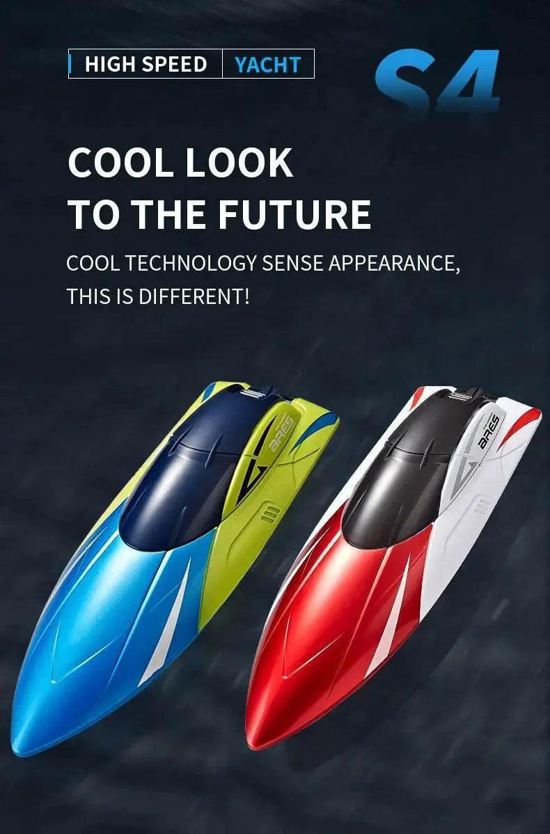 RC High-Speed 2.4G Remote Control Racing Boat - Electric RC Speedboat for Outdoor Fun, Ideal Gift for Boys, 20 Minutes Playtime -  ToylandEU™