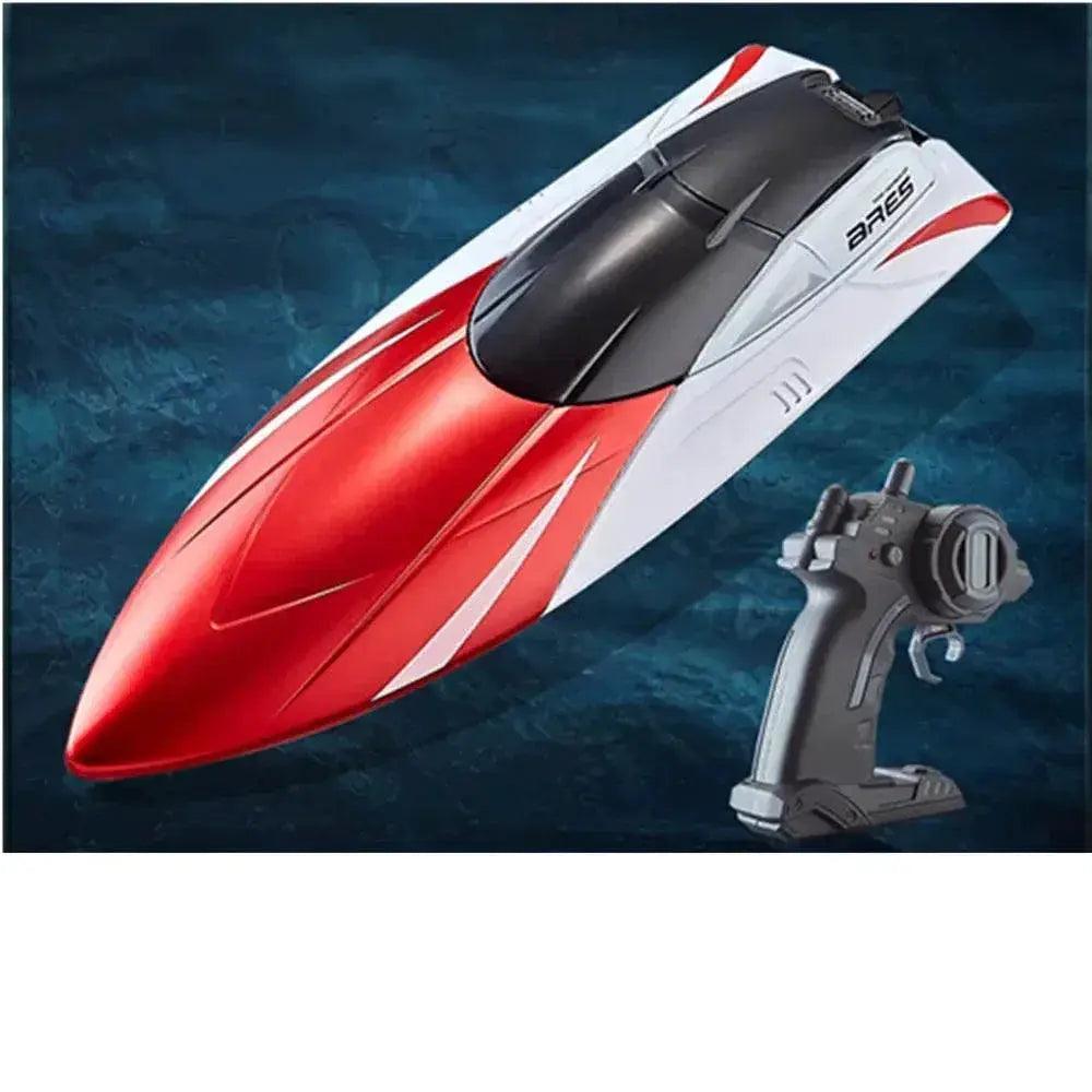  RC High-Speed 2.4G Remote Control Racing Boat - Electric RC Speedboat for Outdoor Fun, Ideal Gift for Boys, 20 Minutes Playtime -  ToylandEU™