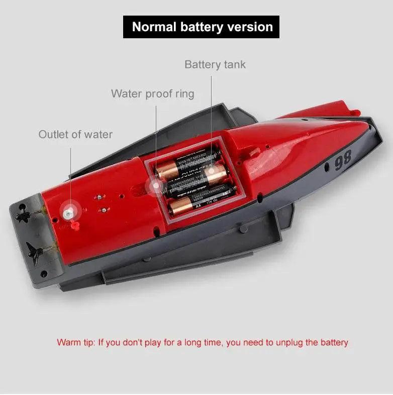  RC Remote Control Electric RC Speedboat - Military Aircraft Carrier Warship Toy for Kids - 2.4GHz Water Adventure Gift -  ToylandEU™