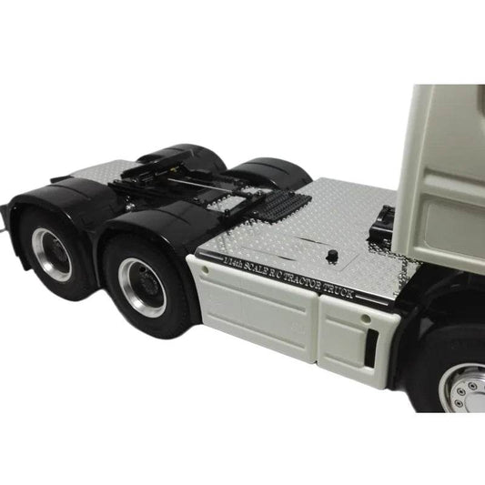RC Stainless Steel Anti-Skid Plate for Enhanced Tamiya 1/14 RC Truck Realism - ToylandEU