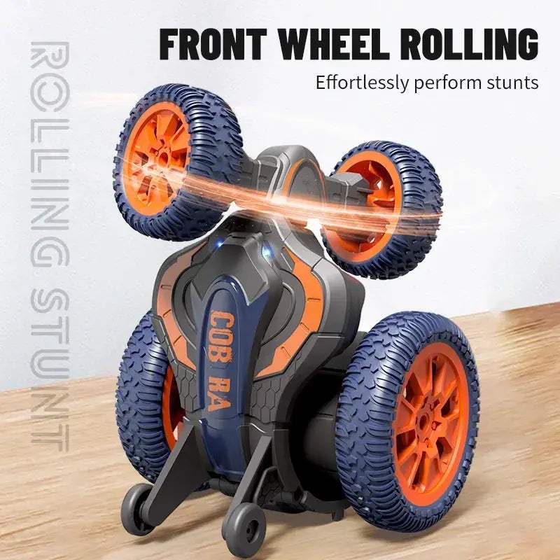 RC Stunt Car With LED Lights 3D Flip Remote Control - ToylandEU