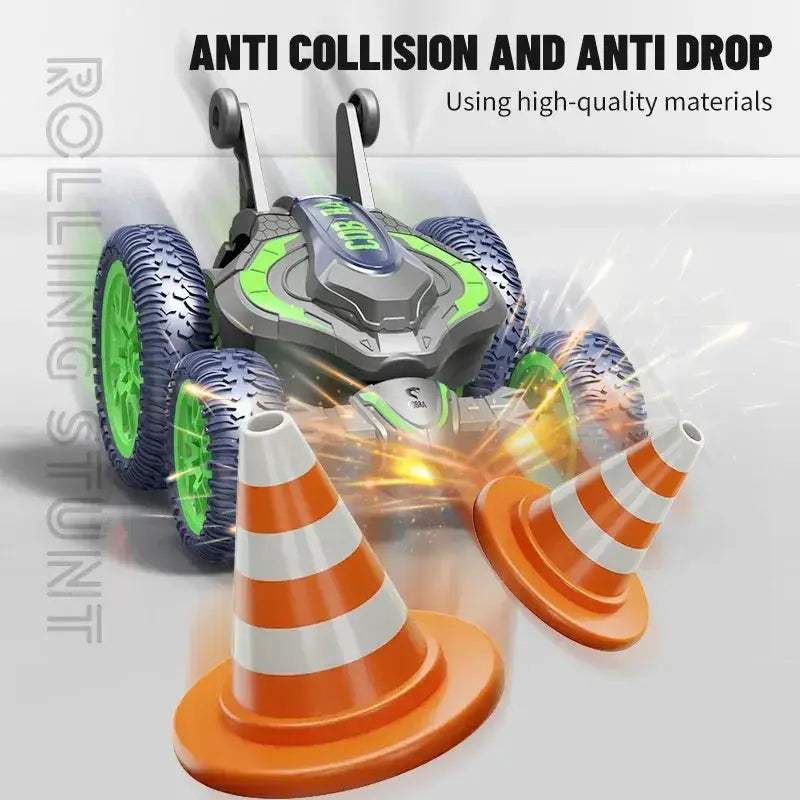 RC Stunt Car With LED Lights 3D Flip Remote Control - ToylandEU