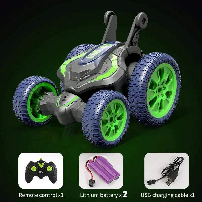 RC Stunt Car With LED Lights 3D Flip Remote Control - ToylandEU