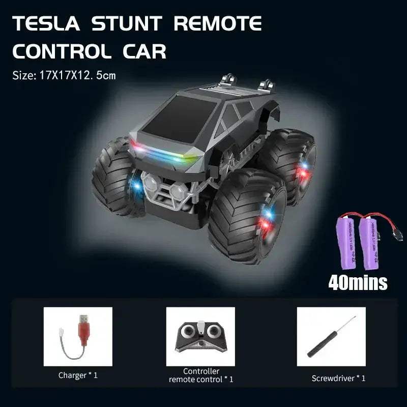 RC Stunt Car With Lights Remote Control High Speed - ToylandEU