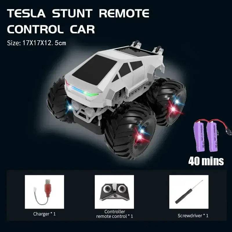 RC Stunt Car With Lights Remote Control High Speed - ToylandEU