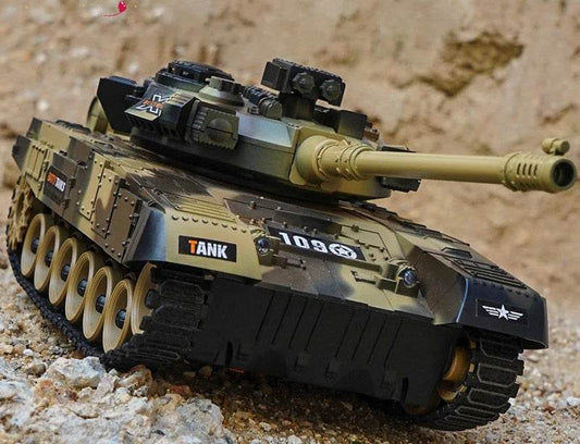 Tanque RC 7Ch 2.4G Crawler com Simulação de Som para Meninos - ToylandEU