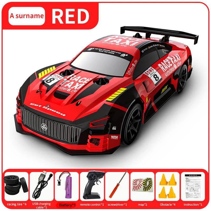 RC Teranty JJRC Q165 2.4G 4WD Remote Control Drift Car 1:18 Scale RC Racing Toy for Kids - Perfect Christmas Gift - ToylandEU