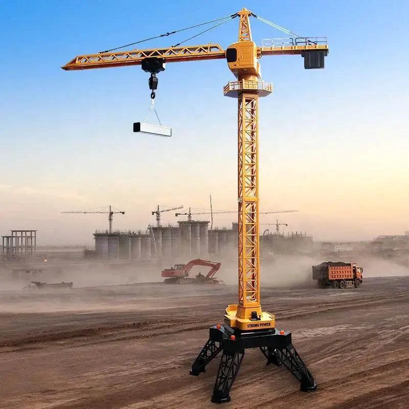  RC 12-Channel Remote-Control Alloy Tower Crane with Wireless Charging Fun -  ToylandEU™