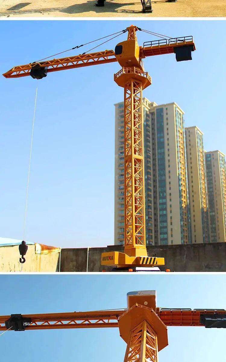  RC 12-Channel Remote-Control Alloy Tower Crane with Wireless Charging Fun -  ToylandEU™