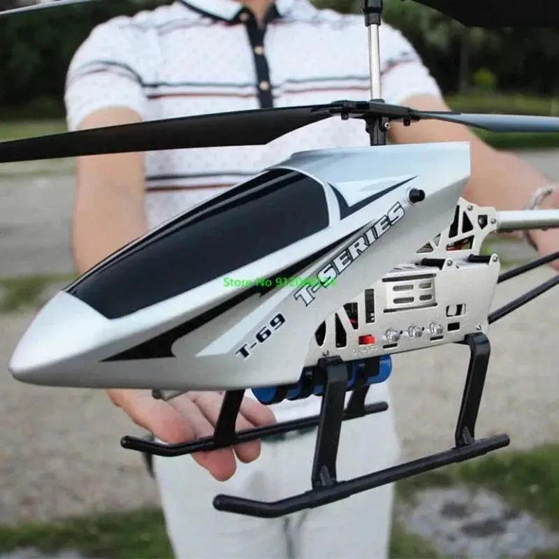  RC 150M Remote Control Large Alloy Electric Helicopter Drone Toy with LED Lights and Anti-Fall Design -  ToylandEU™
