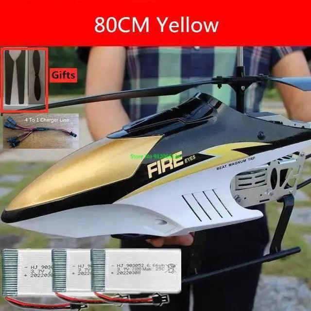  RC 150M Remote Control Large Alloy Electric Helicopter Drone Toy with LED Lights and Anti-Fall Design -  ToylandEU™