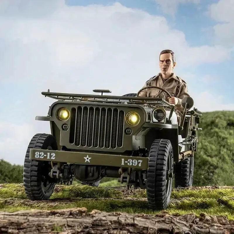  RC 2025 1:12 Scale 1941 Willys MB RC Crawler Jeep - 4WD Ready-to-Run Military Buggy for Adults and Kids -  ToylandEU™
