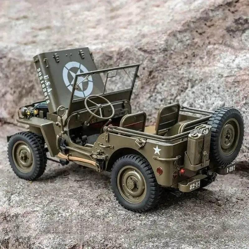  RC 2025 1:12 Scale 1941 Willys MB RC Crawler Jeep - 4WD Ready-to-Run Military Buggy for Adults and Kids -  ToylandEU™