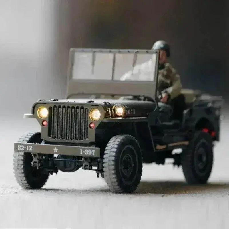  RC 2025 1:12 Scale 1941 Willys MB RC Crawler Jeep - 4WD Ready-to-Run Military Buggy for Adults and Kids -  ToylandEU™