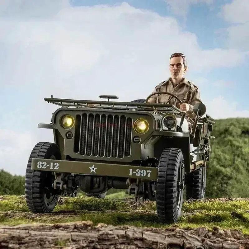  RC 2025 1:12 Scale 1941 Willys MB RC Crawler Jeep - 4WD Ready-to-Run Military Buggy for Adults and Kids -  ToylandEU™
