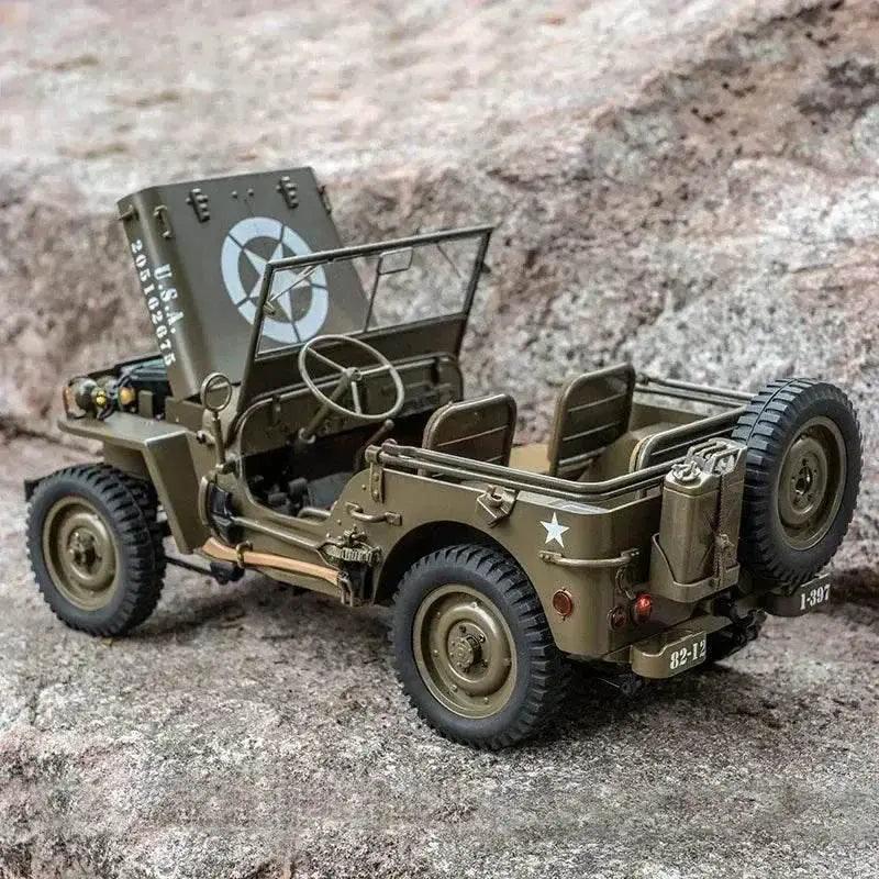  RC 2025 1:12 Scale 1941 Willys MB RC Crawler Jeep - 4WD Ready-to-Run Military Buggy for Adults and Kids -  ToylandEU™
