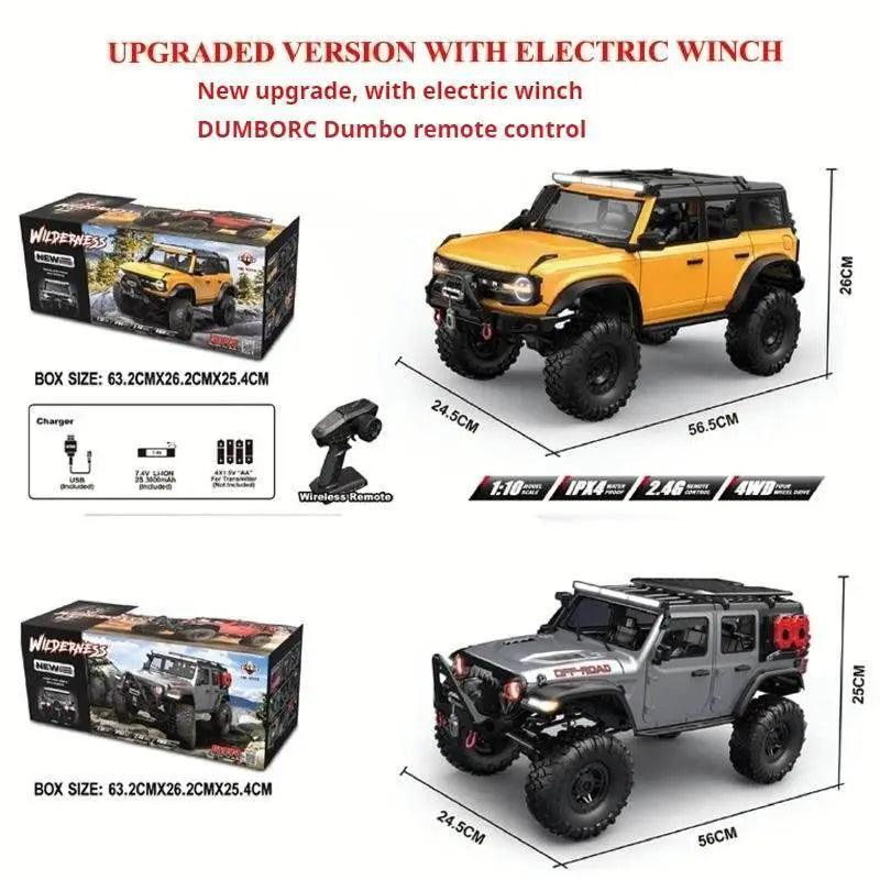  RC 2025 R1001 Enhanced Off-Road Simulation Ford Mustang 1:10 RC Vehicle with Four-Wheel Drive -  ToylandEU™