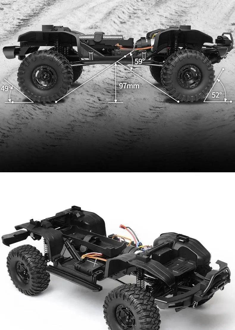  RC 2025 R1001 Enhanced Off-Road Simulation Ford Mustang 1:10 RC Vehicle with Four-Wheel Drive -  ToylandEU™