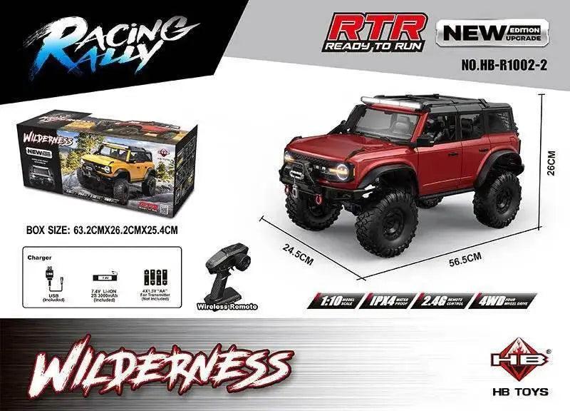  RC 2025 R1001 Enhanced Off-Road Simulation Ford Mustang 1:10 RC Vehicle with Four-Wheel Drive -  ToylandEU™