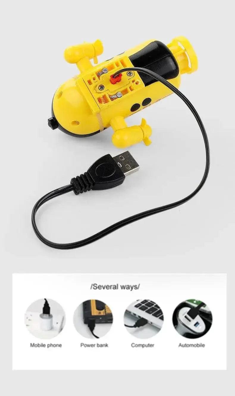  RC 2025 Upgraded Mini RC Submarine - Waterproof & Rechargeable Diving Toy for Kids - Perfect Gift Simulation Model -  ToylandEU™