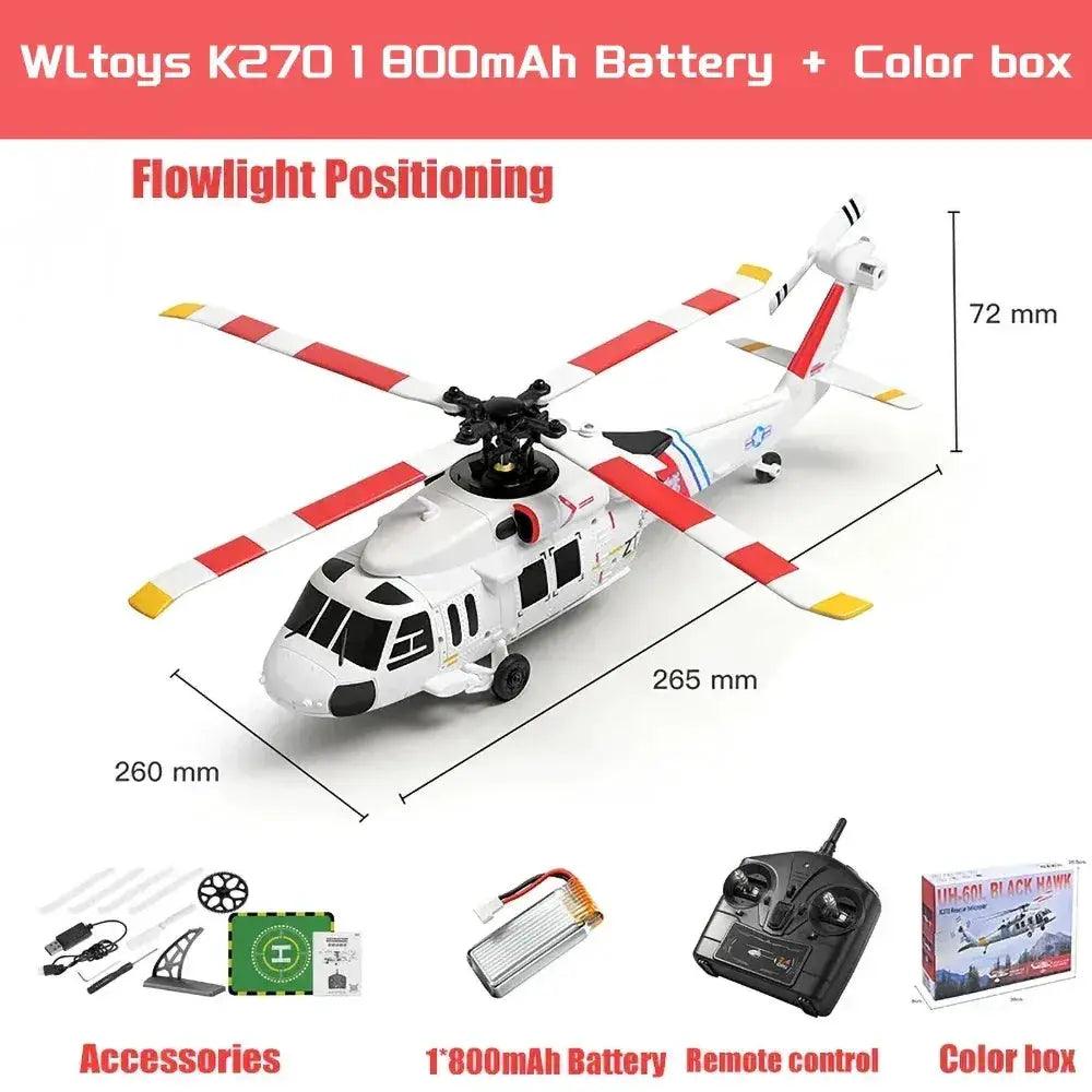 WLtoys K270 RC Helicopter Brushless 4CH Altitude Hold -  ToylandEU™