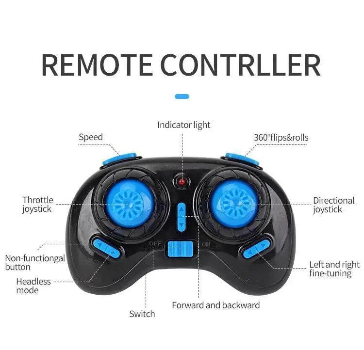  RC All-Terrain 3-in-1 RC Airship Drone: Water, Land & Air Mini Quadcopter with 360° Flip for Kids -  ToylandEU™