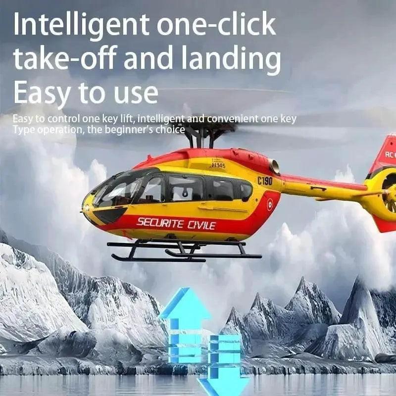  RC C190 Brushless Motor RC Helicopter with Fixed Altitude and Optical Flow - Electric Model for Kids - Perfect Outdoor Toy Gift -  ToylandEU™