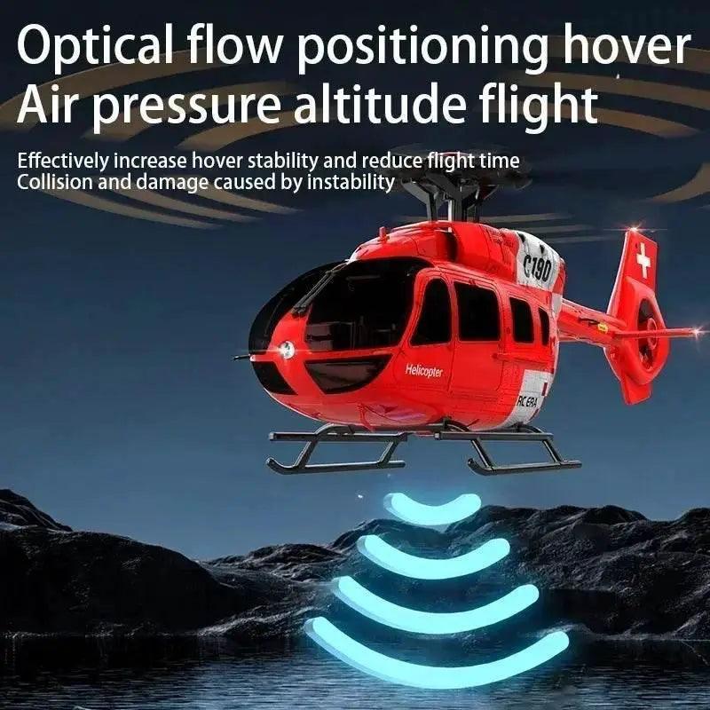  RC C190 Brushless Motor RC Helicopter with Fixed Altitude and Optical Flow - Electric Model for Kids - Perfect Outdoor Toy Gift -  ToylandEU™