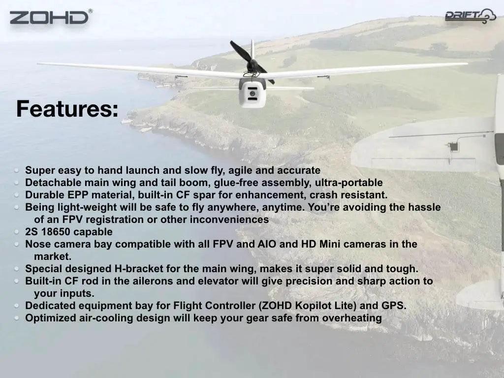  Drift 877mm Wingspan FPV Glider AIO EPP RC Airplane PNP -  ToylandEU™