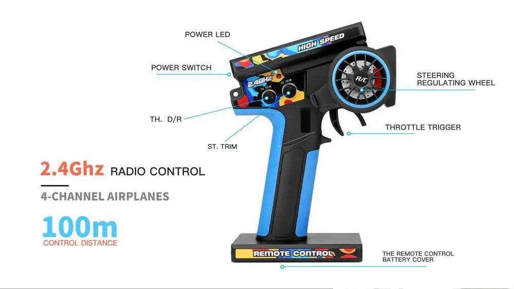  RC 1:12 Electric 4WD High-Speed RC Racing Cars - 75KM/H & 55KM/H Remote Control Drifters with 3000mAh Battery -  ToylandEU™