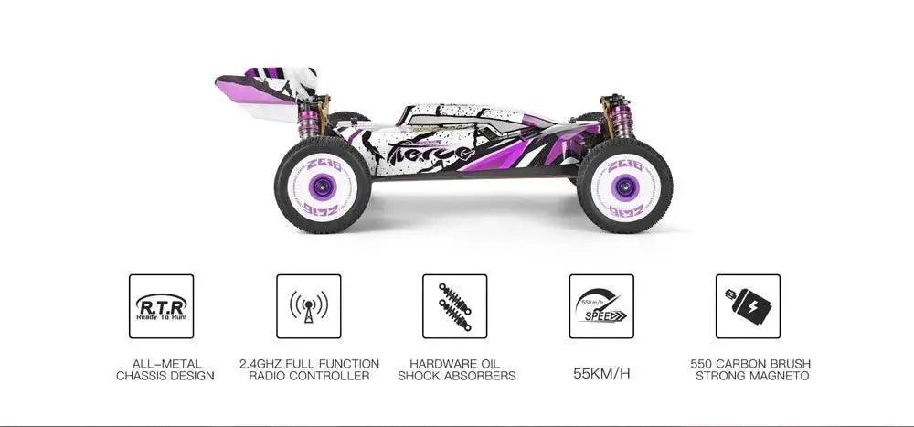  RC 1:12 Electric 4WD High-Speed RC Racing Cars - 75KM/H & 55KM/H Remote Control Drifters with 3000mAh Battery -  ToylandEU™