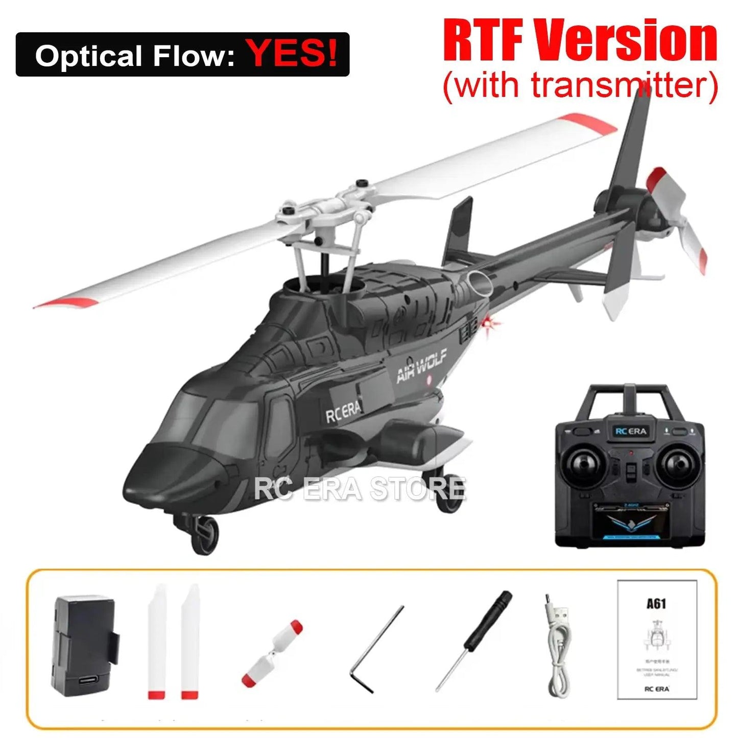  RC Era A61 Mini RC Helicopter With Gyro Stabilization -  ToylandEU™