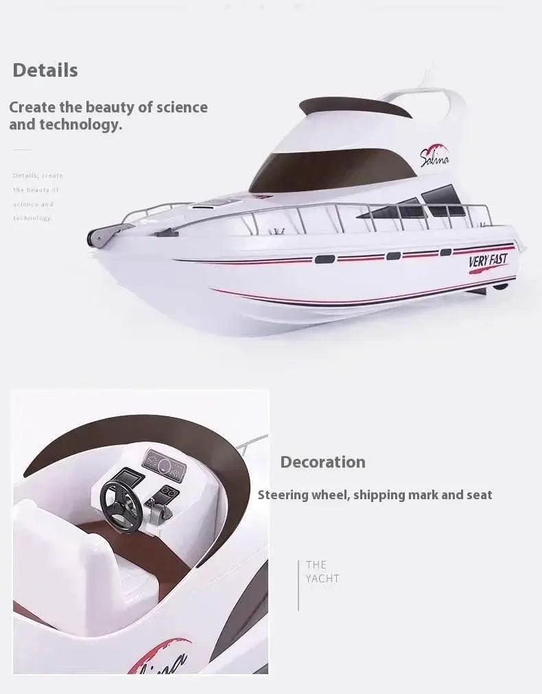  RC High-Speed  3867 Luxury Remote Control Yacht - Ultimate Gift Toy for Kids and Adults -  ToylandEU™