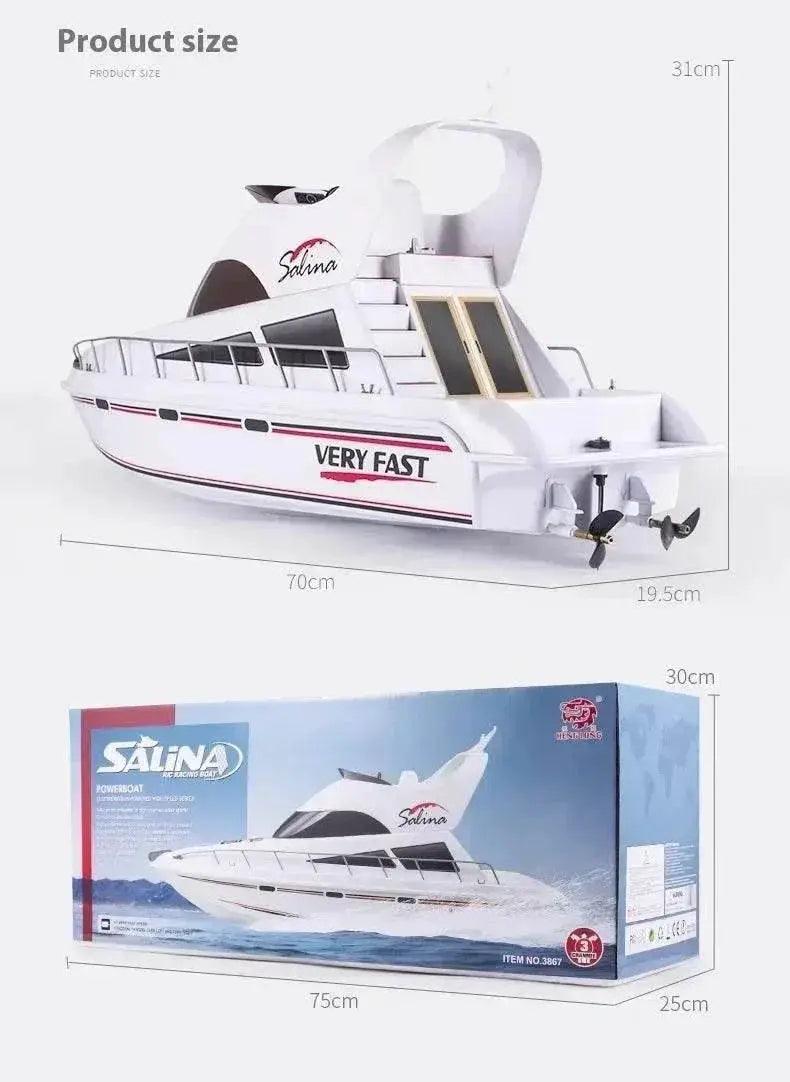  RC High-Speed  3867 Luxury Remote Control Yacht - Ultimate Gift Toy for Kids and Adults -  ToylandEU™