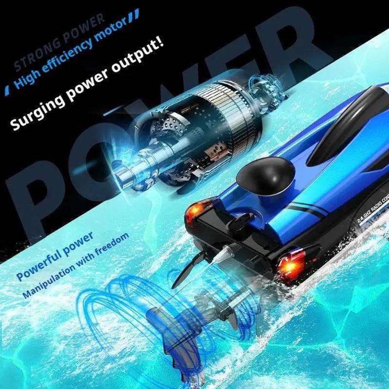  RC High-Speed Hj808 Remote Control Speedboat - 25 Km/H Electric Toy for Kids with 2.4g Technology -  ToylandEU™