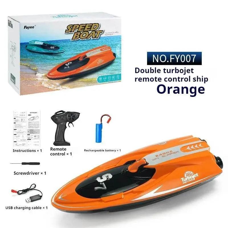  RC High-Speed Hj808 Remote Control Speedboat - 25 Km/H Electric Toy for Kids with 2.4g Technology -  ToylandEU™