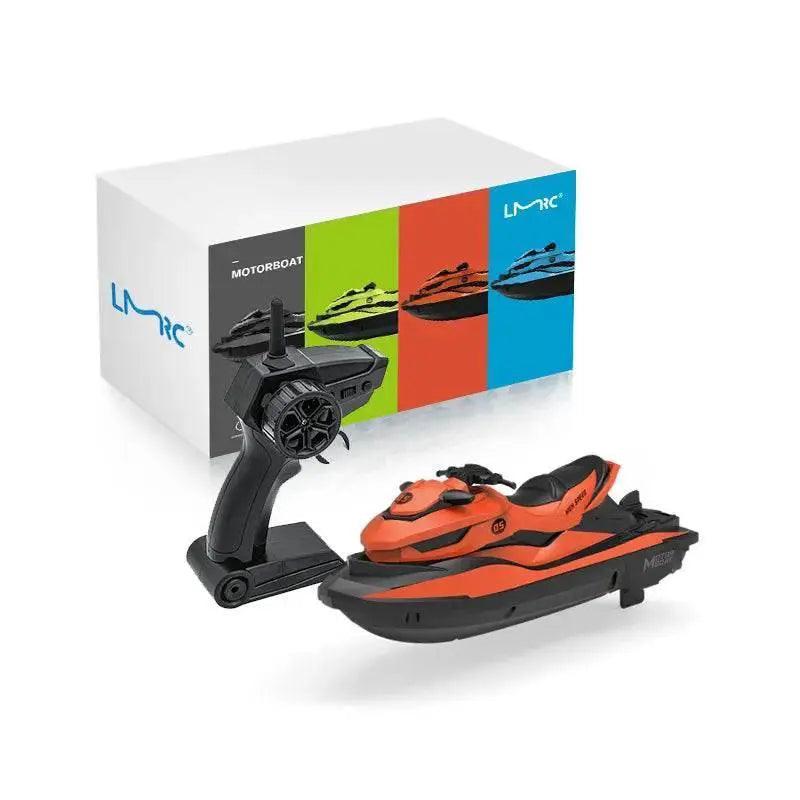  RC High-Speed LM13-A Mini RC Jet Ski - 2.4G Remote Control Electric Motorboat for Kids -  ToylandEU™