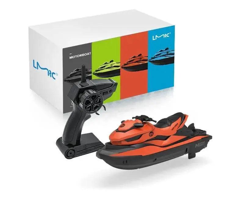  RC High-Speed LM13-A Mini RC Jet Ski - 2.4G Remote Control Electric Motorboat for Kids -  ToylandEU™
