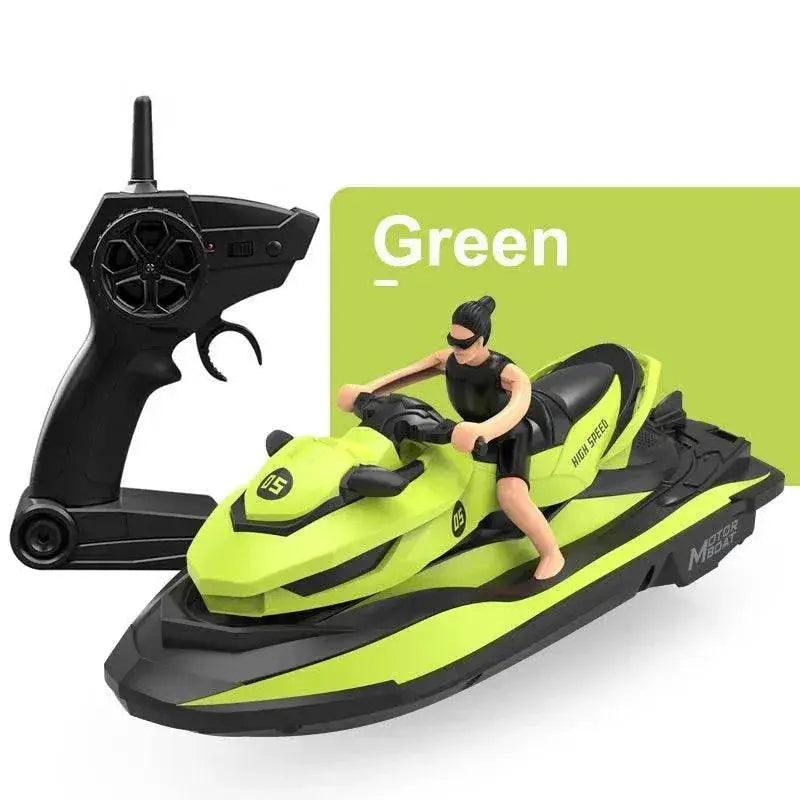  RC High-Speed LM13-A Mini RC Jet Ski - 2.4G Remote Control Electric Motorboat for Kids -  ToylandEU™