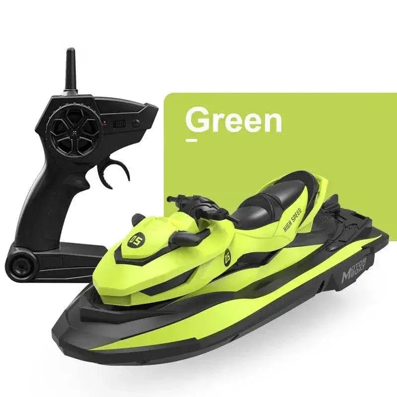  RC High-Speed LM13-A Mini RC Jet Ski - 2.4G Remote Control Electric Motorboat for Kids -  ToylandEU™