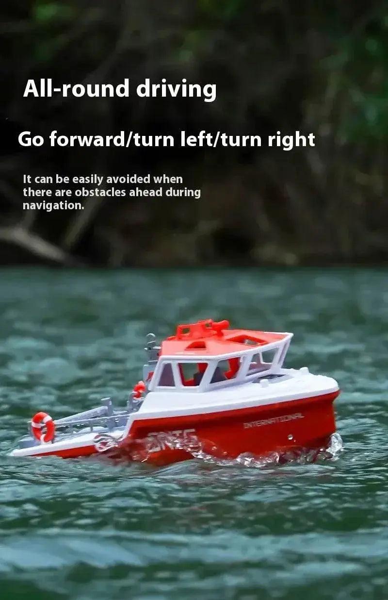  RC High-Speed Remote Control Rescue Tugboat 694 - 2.4G Wireless Brushless RC Toy for Kids' Gifts -  ToylandEU™