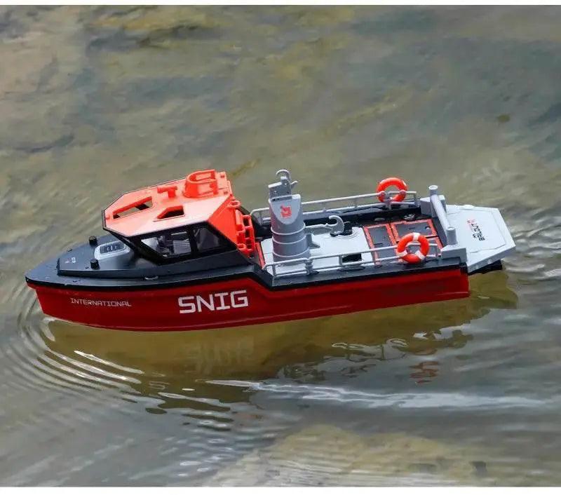  RC High-Speed Remote Control Rescue Tugboat 694 - 2.4G Wireless Brushless RC Toy for Kids' Gifts -  ToylandEU™