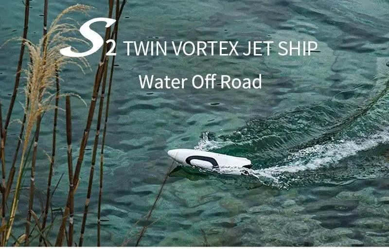  RC High-Speed Remote Control Water Toy Ship with Double Vortex Spray – S2 Clipper for Kids -  ToylandEU™