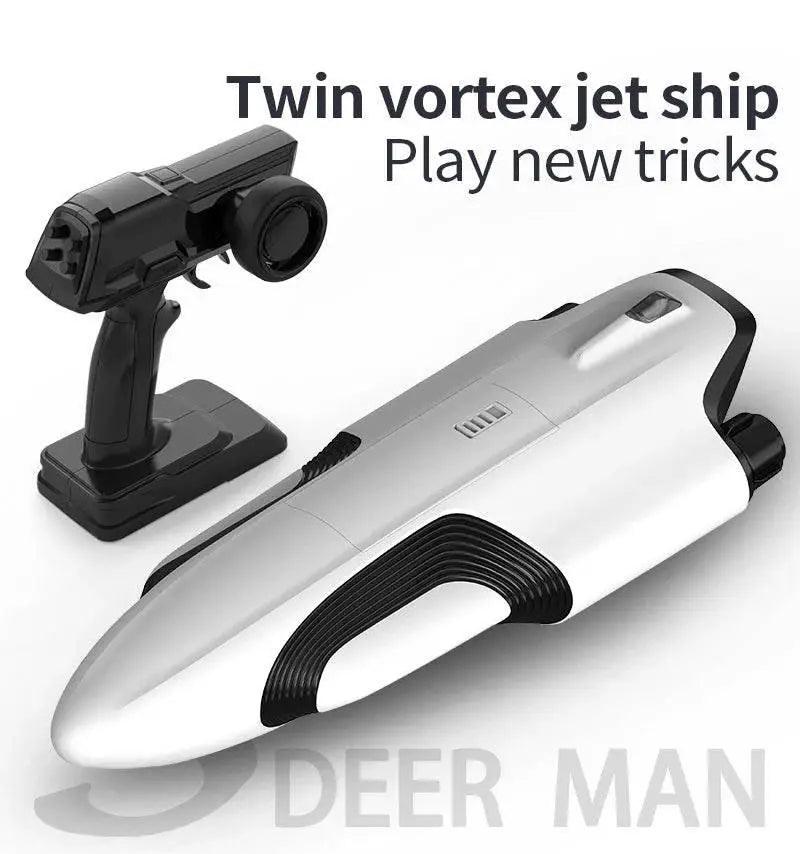  RC High-Speed Remote Control Water Toy Ship with Double Vortex Spray – S2 Clipper for Kids -  ToylandEU™