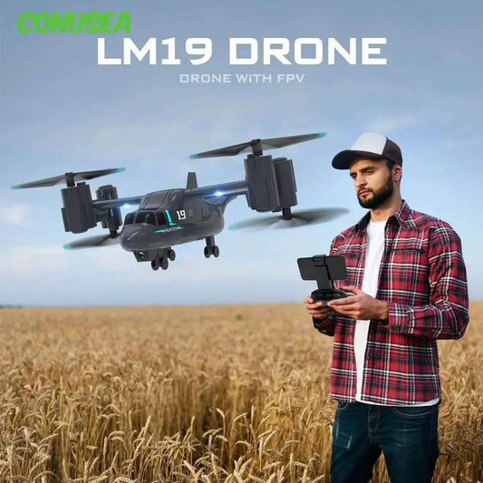  RC LM19 WiFi FPV Quadcopter Drone with 480P Camera - Remote Control Helicopter for Kids and Beginners -  ToylandEU™