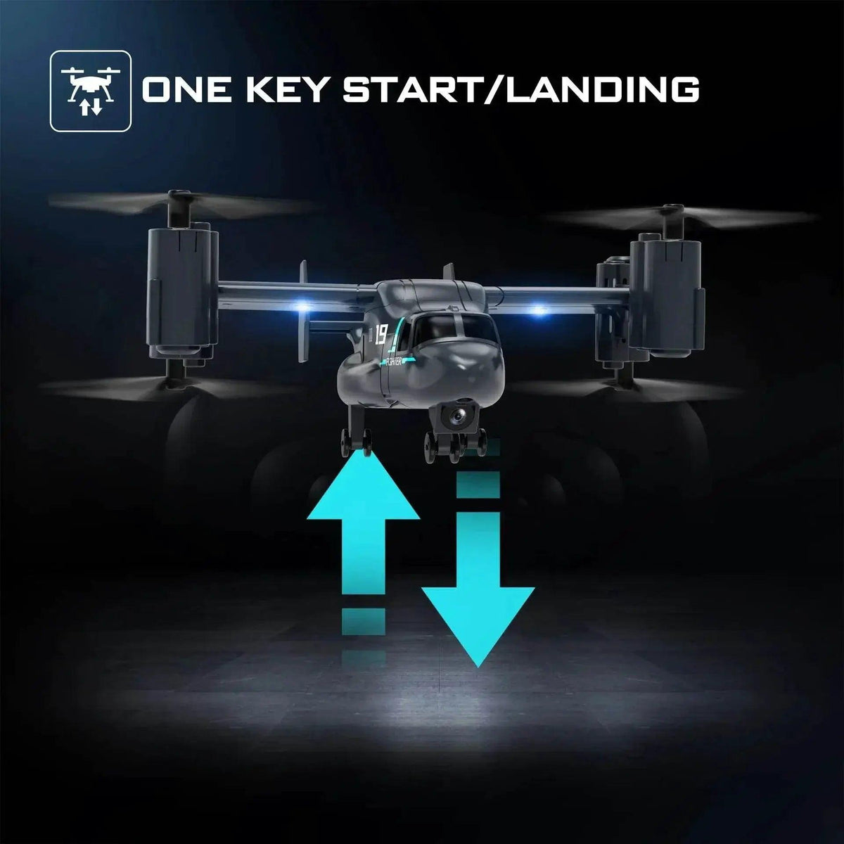  RC LM19 WiFi FPV Quadcopter Drone with 480P Camera - Remote Control Helicopter for Kids and Beginners -  ToylandEU™