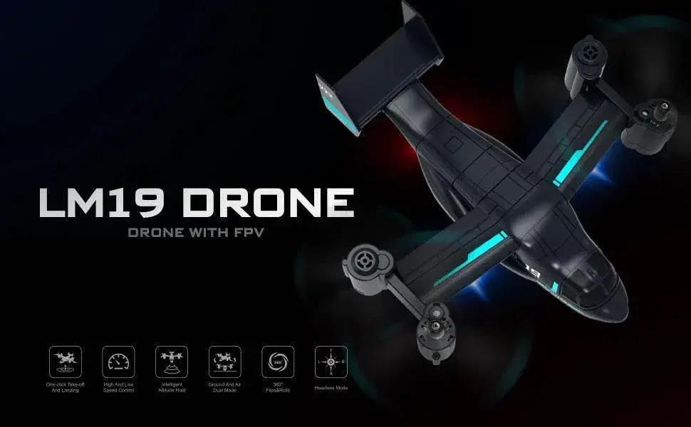 RC LM19 WiFi FPV Quadcopter Drone with 480P Camera - Remote Control Helicopter for Kids and Beginners -  ToylandEU™