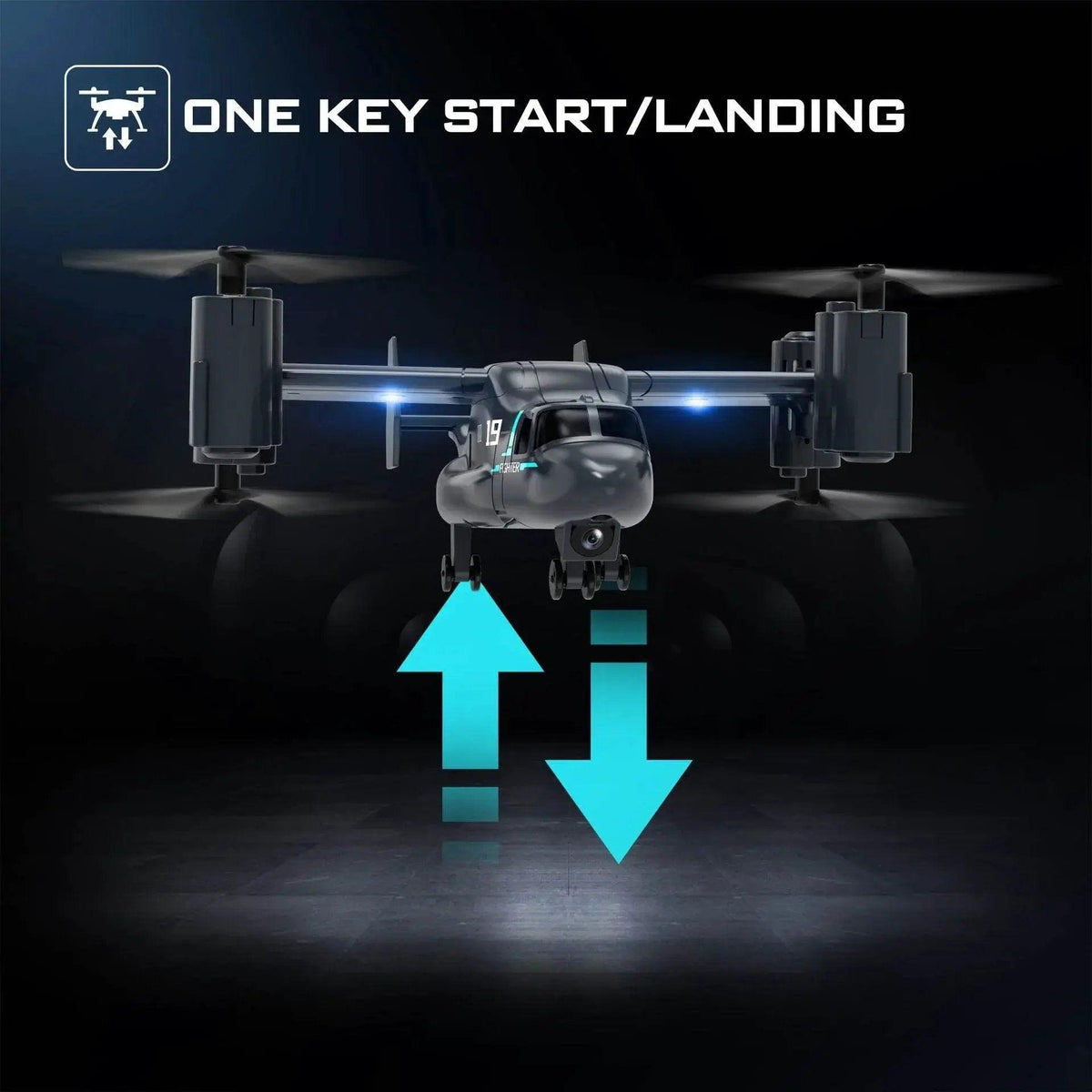  RC LM19 WiFi FPV Quadcopter Drone with 480P Camera - Remote Control Helicopter for Kids and Beginners -  ToylandEU™