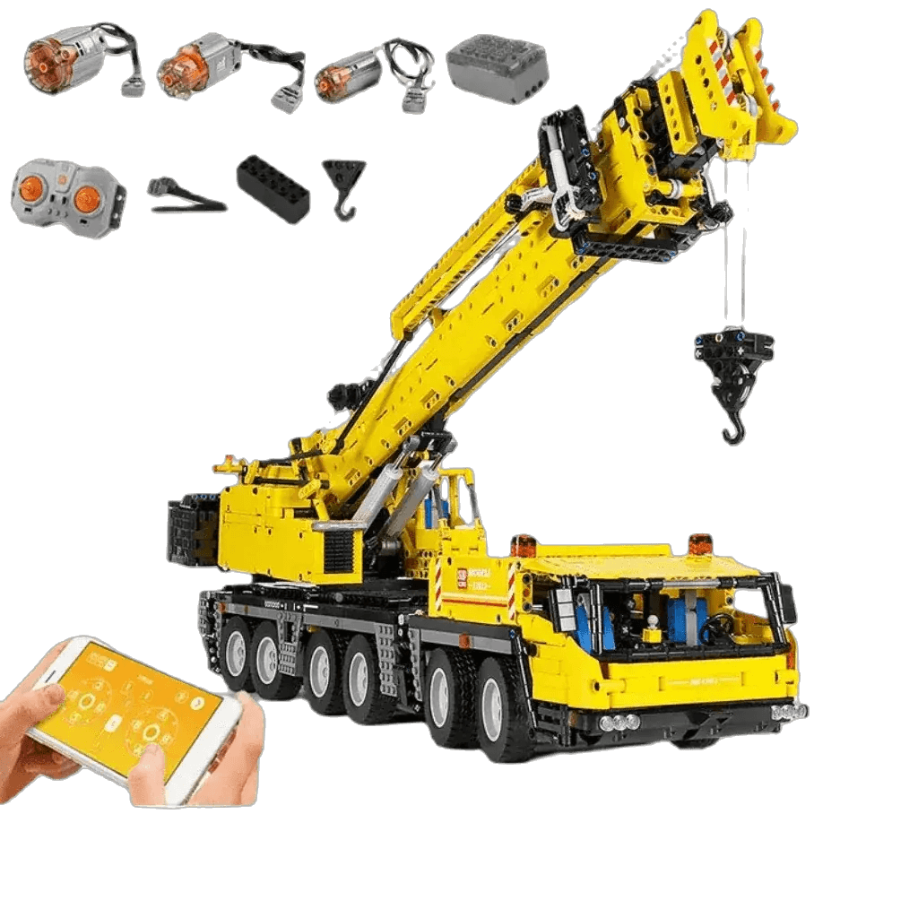  MOC RC Remote-Controlled MOULD KING GMK Mobile Crane Building Blocks Set -  ToylandEU™